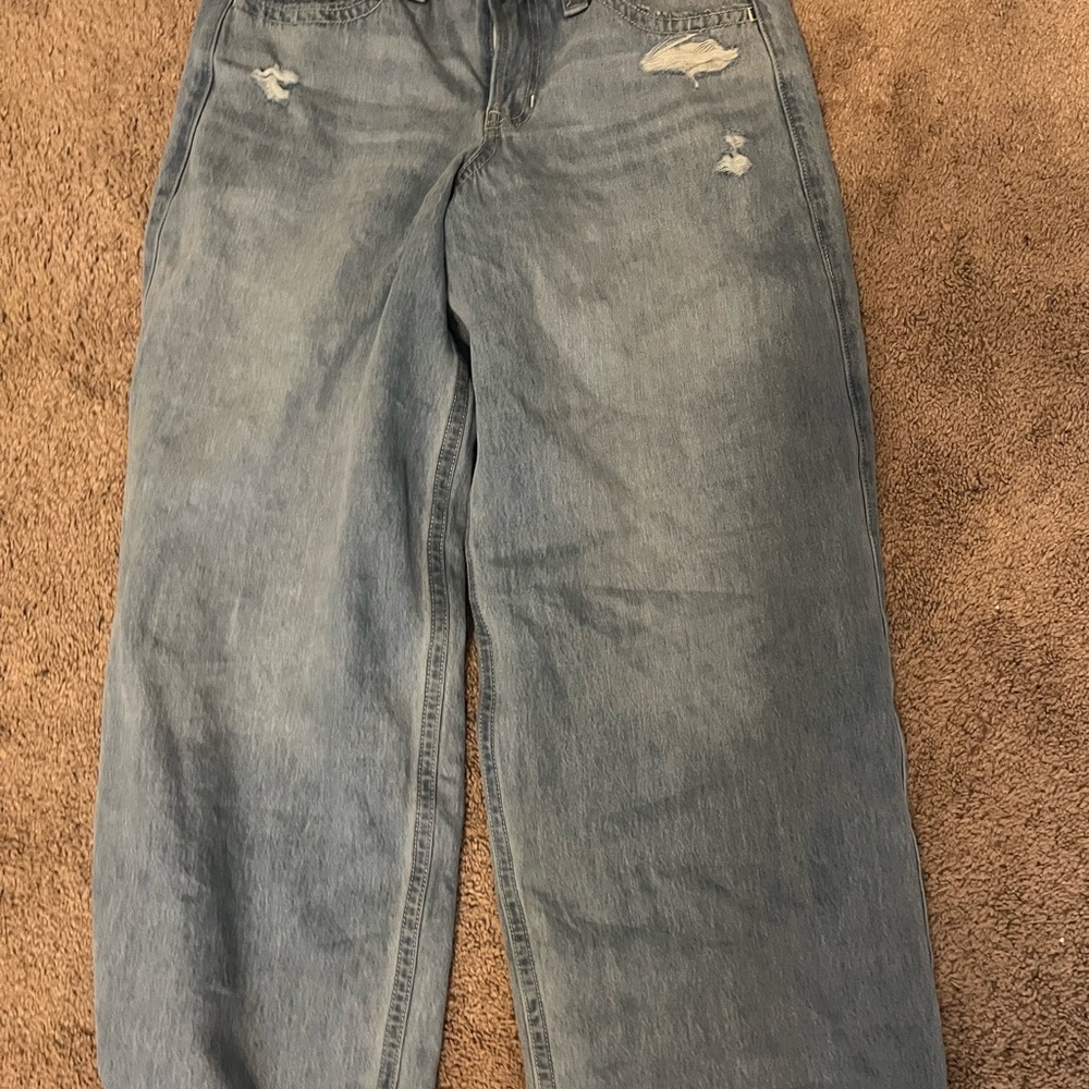 Hollister Light Blue Distressed Jeans